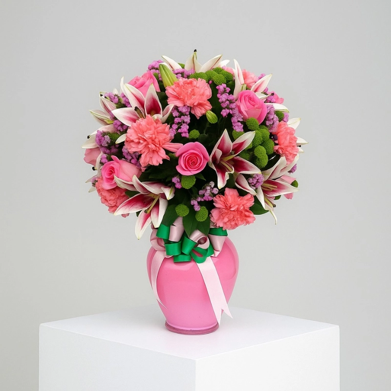 Pink Flowers in Dubai